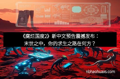 《腐烂国度2》新中文预告震撼发布：末世之中，你的求生之路在何方？